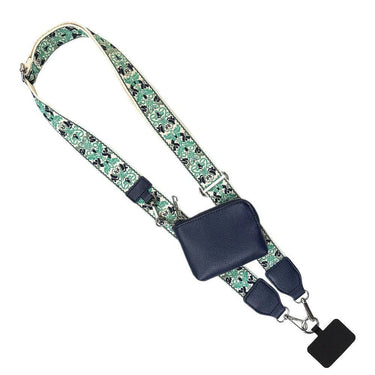 Clip & Go Strap with RFID Pouch – Brocade Pattern